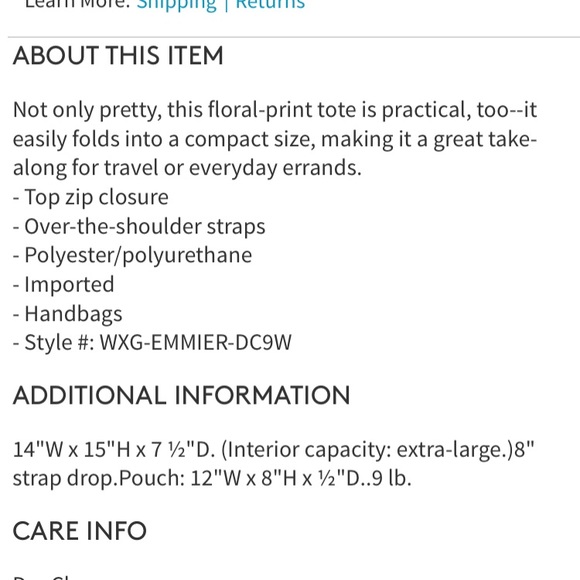 NWT Ted Baker fabulous floral tote - Picture 5 of 8